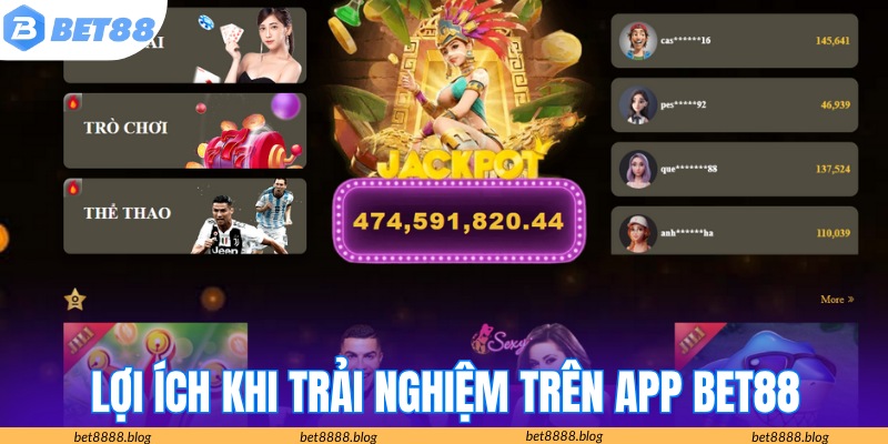 Lợi ích khi trải nghiệm cá cược trên app Bet88